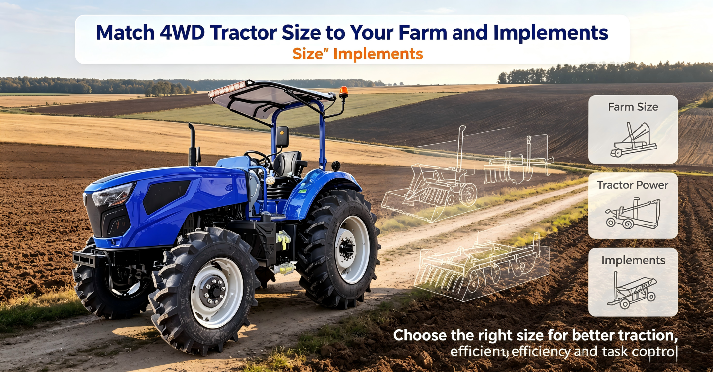 Match 4WD Tractor Size to Your Farm and Implements Match 4WD Tractor Size to Your Farm and Implements