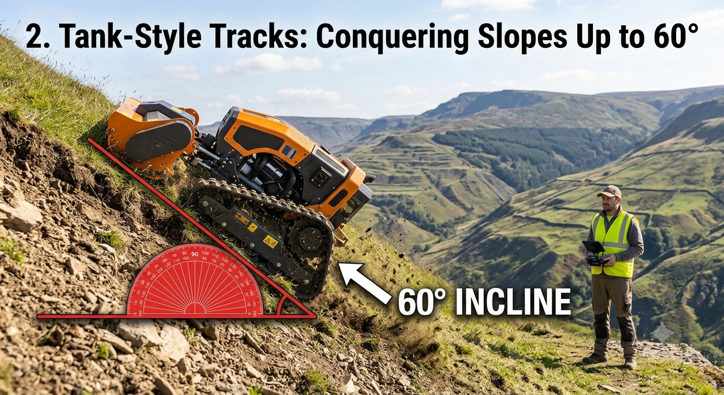 Remote control tracked mower (2) Remote control tracked mower (2)