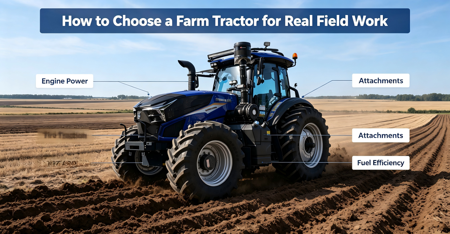 How to Choose a Farm Tractor for Real Field Work