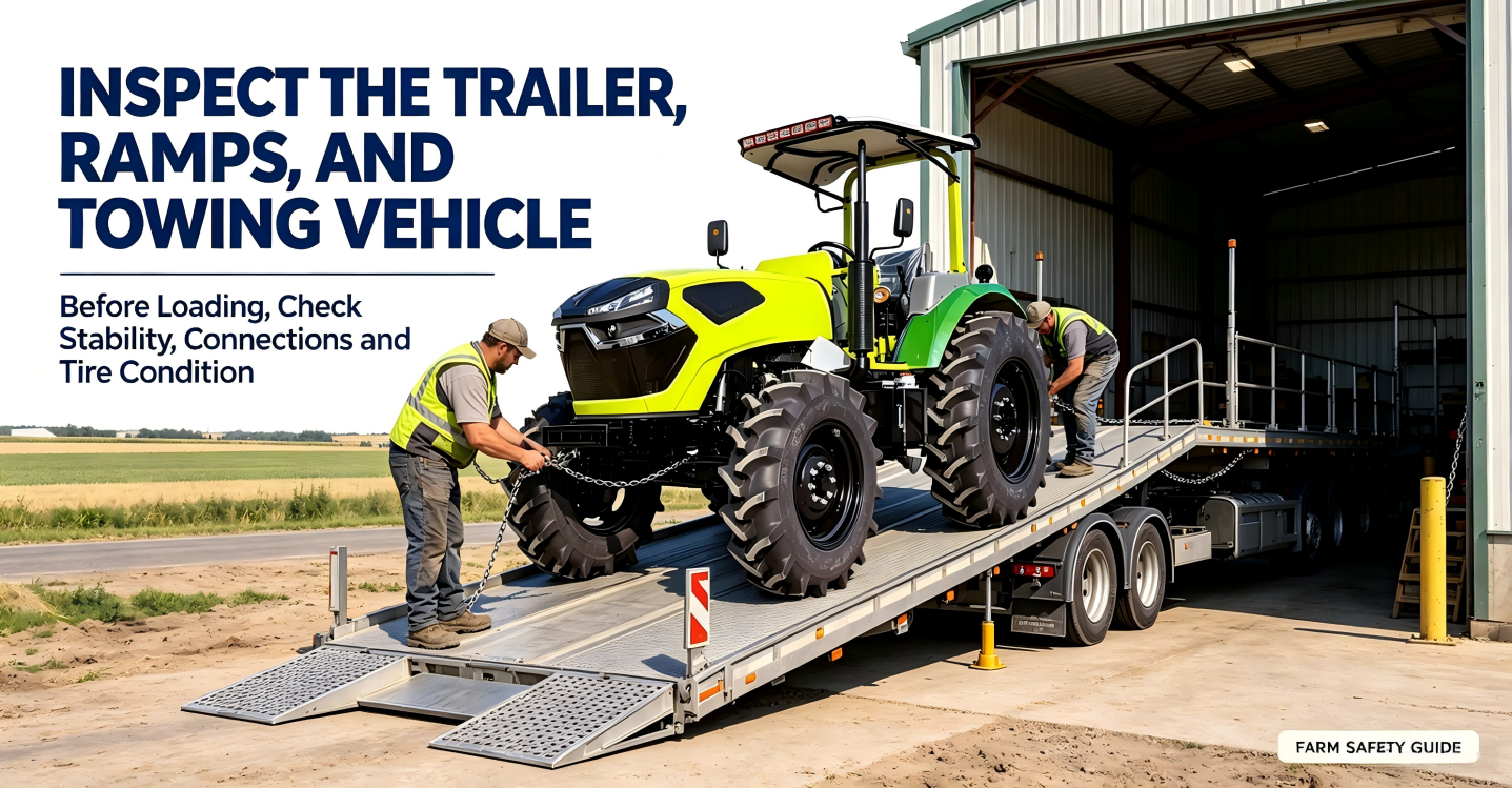 Inspect the Trailer, Ramps, and Towing Vehicle