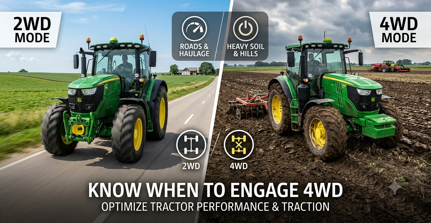 2WD vs 4WD tractor