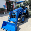 50HP 4WD Blue Tractor with Agricultural Implements