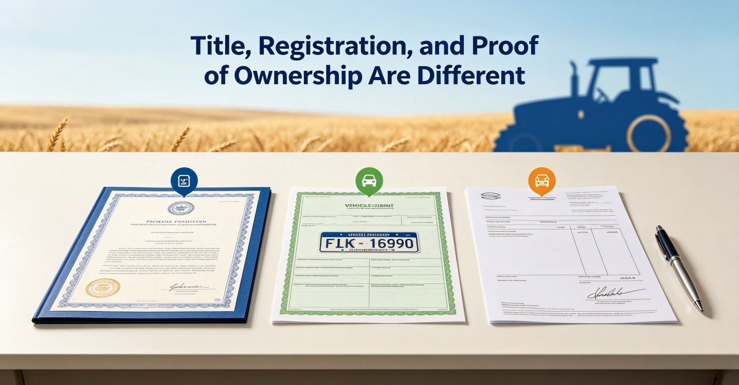 Title, Registration, and Proof of Ownership Are Different