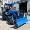 50HP 4WD Blue Tractor with Agricultural Implements