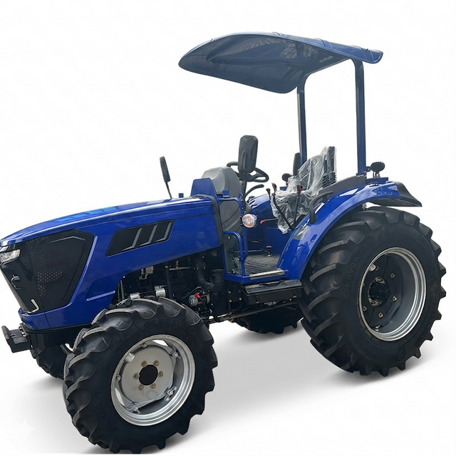 90HP 4WD Blue Mini Tractor for Farming and Landscaping