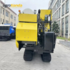 Agrotianda 110HP Rice Combine Harvester with Good Crawlers