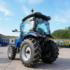 90HP 4WD Middle Blue Farm Tractor With Full Enclosed Cabin