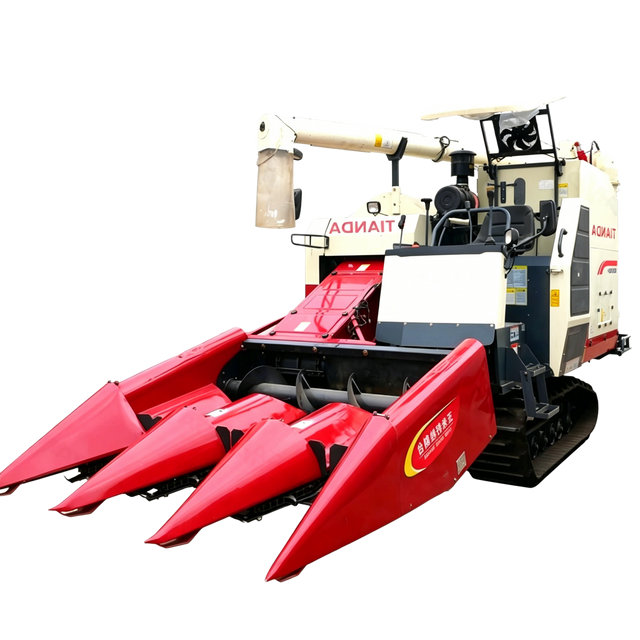Combine Corn & Wheat Grain Harvester 
