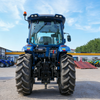 90HP 4WD Middle Blue Farm Tractor With Full Enclosed Cabin