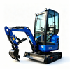 Mini Excavator with Enclosed Cabin