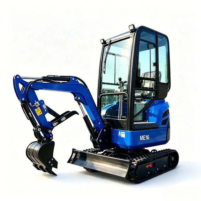 Mini Excavator with Enclosed Cabin