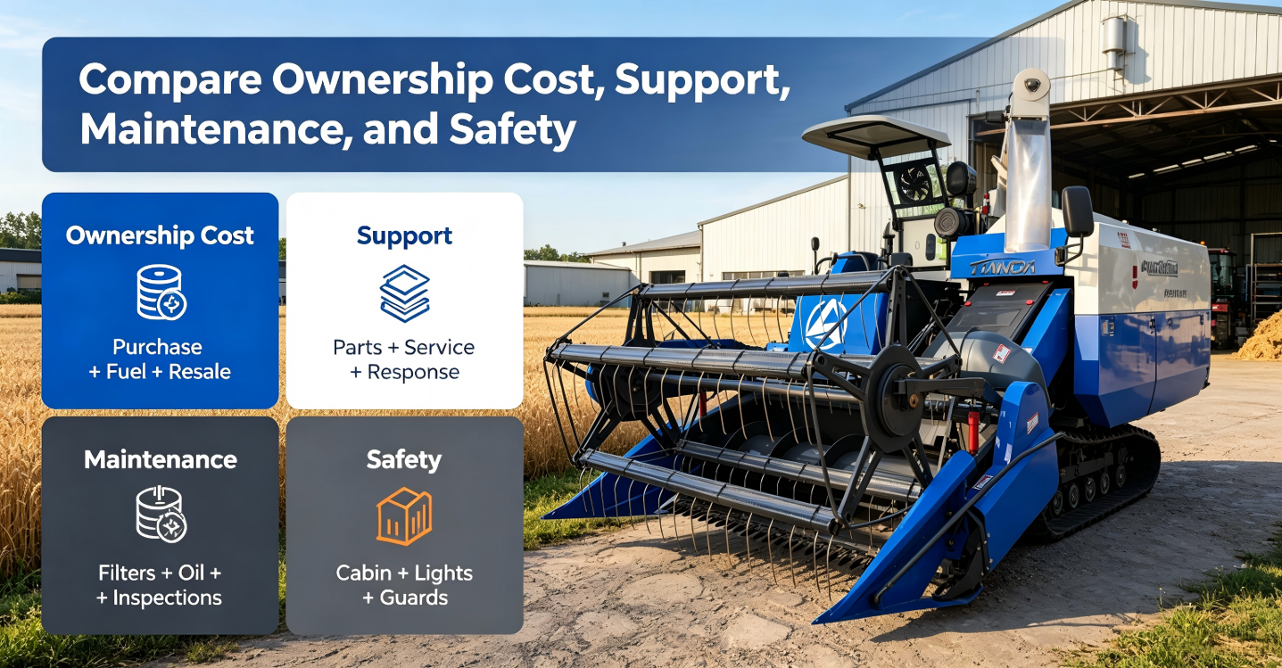 Compare Ownership Cost, Support, Maintenance, and Safety