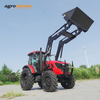 120HP 4WD Agricultural Tractor Mini Farming Tractor with Front-End Loader