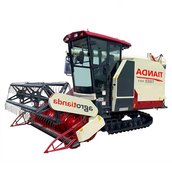 120HP Mini Rice Combine Harvesters with Cabin