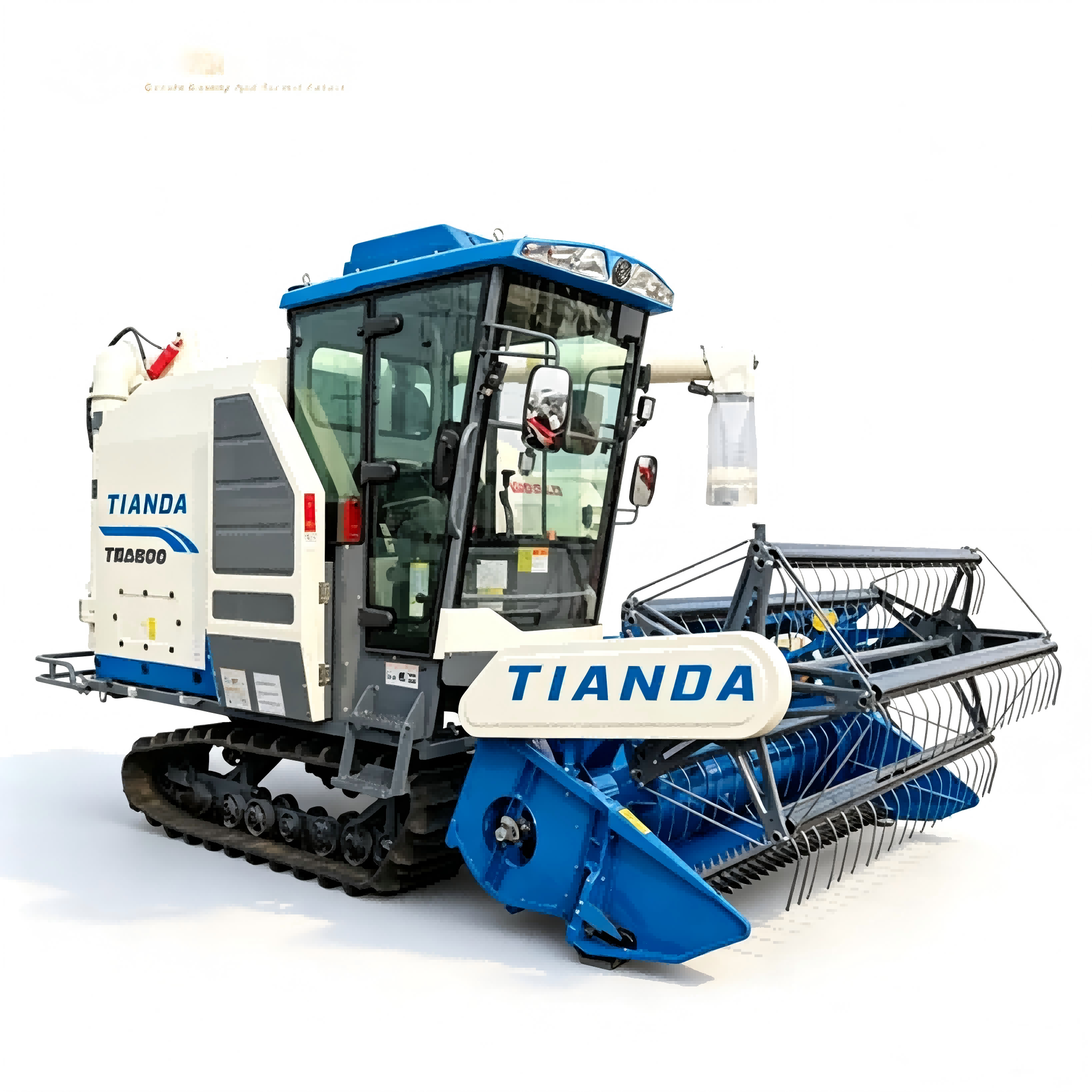 big tank combine Harvester with cabin (1)