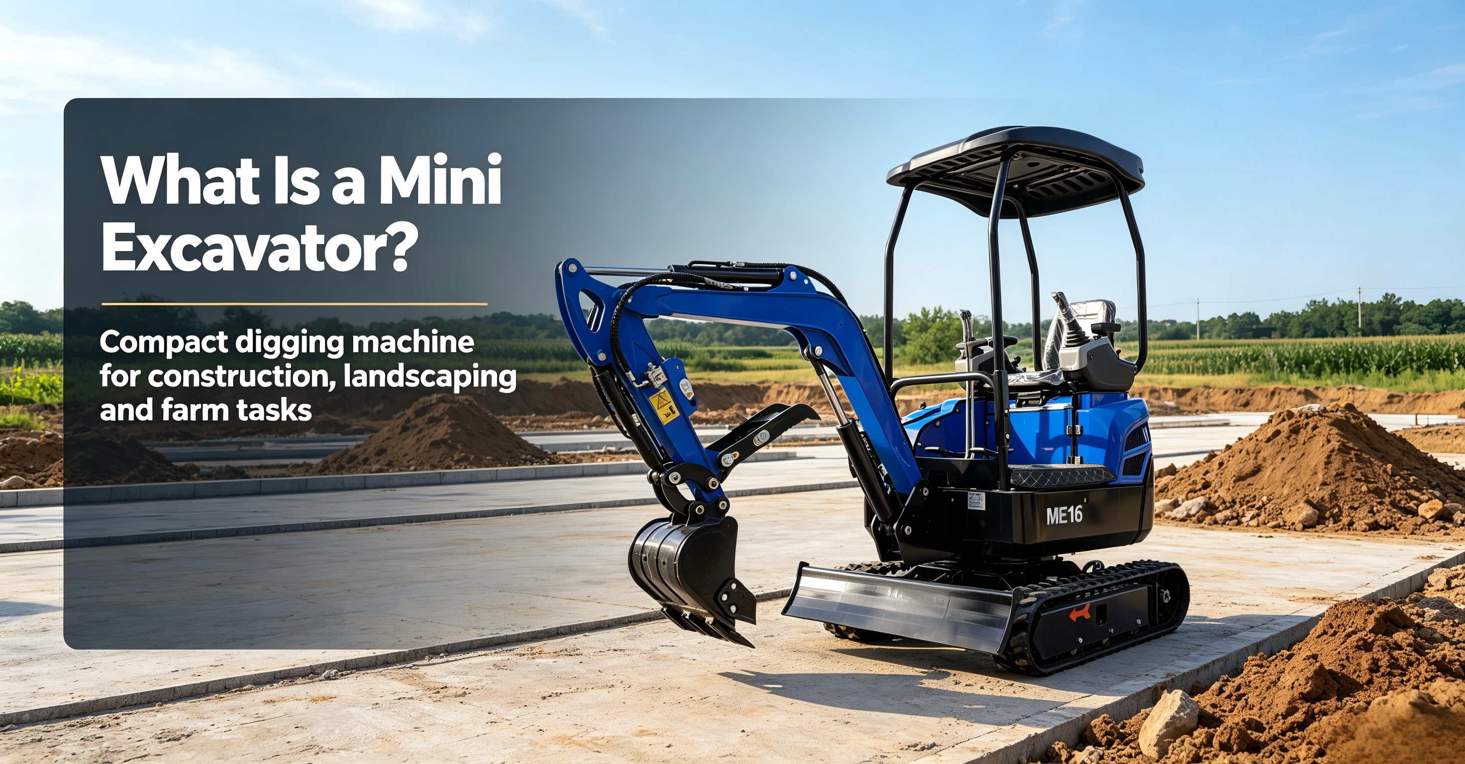 mini Excavator for garden