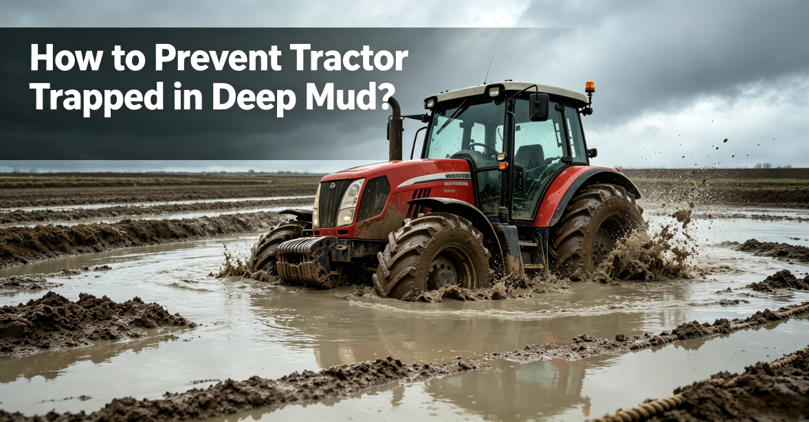 How to Prevent Tractor Trapped in Deep Mud (2)