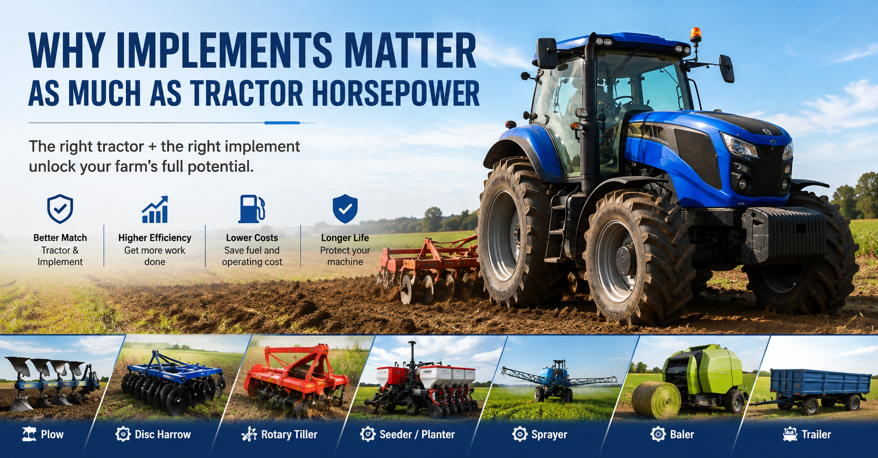 Why Implements Matter as Much as Tractor Horsepower Why Implements Matter as Much as Tractor Horsepower